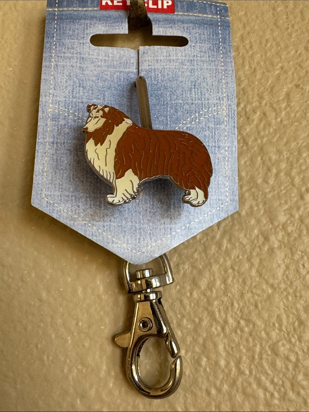 Collie Keychain